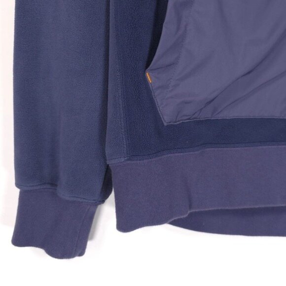 NIKE Polar Fleece Tracksuit Jacket BV3592-410 Blue Orange Zipper‎ Contrast SMALL - Picture 9 of 11